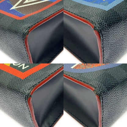 Louis Vuitton N60134 Damier Graphite PVC Pochette Voyage MM Black 359654 Second