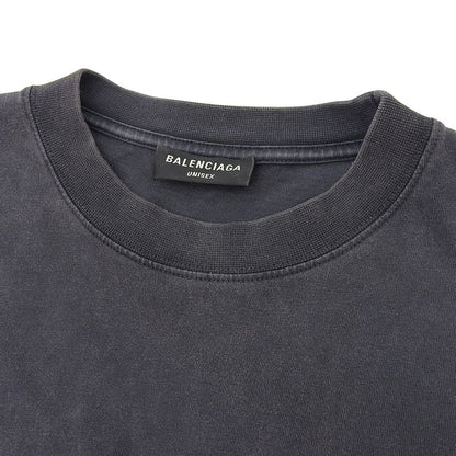 Balenciaga Beautiful Tmva9 Authentic Oversized T-shirt Top Men's Charcoal Gray