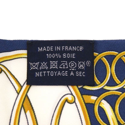 Hermes Lift Profile Lift Profile Scarf Silk Navy Scarf Navy Blue 0129 Hermes