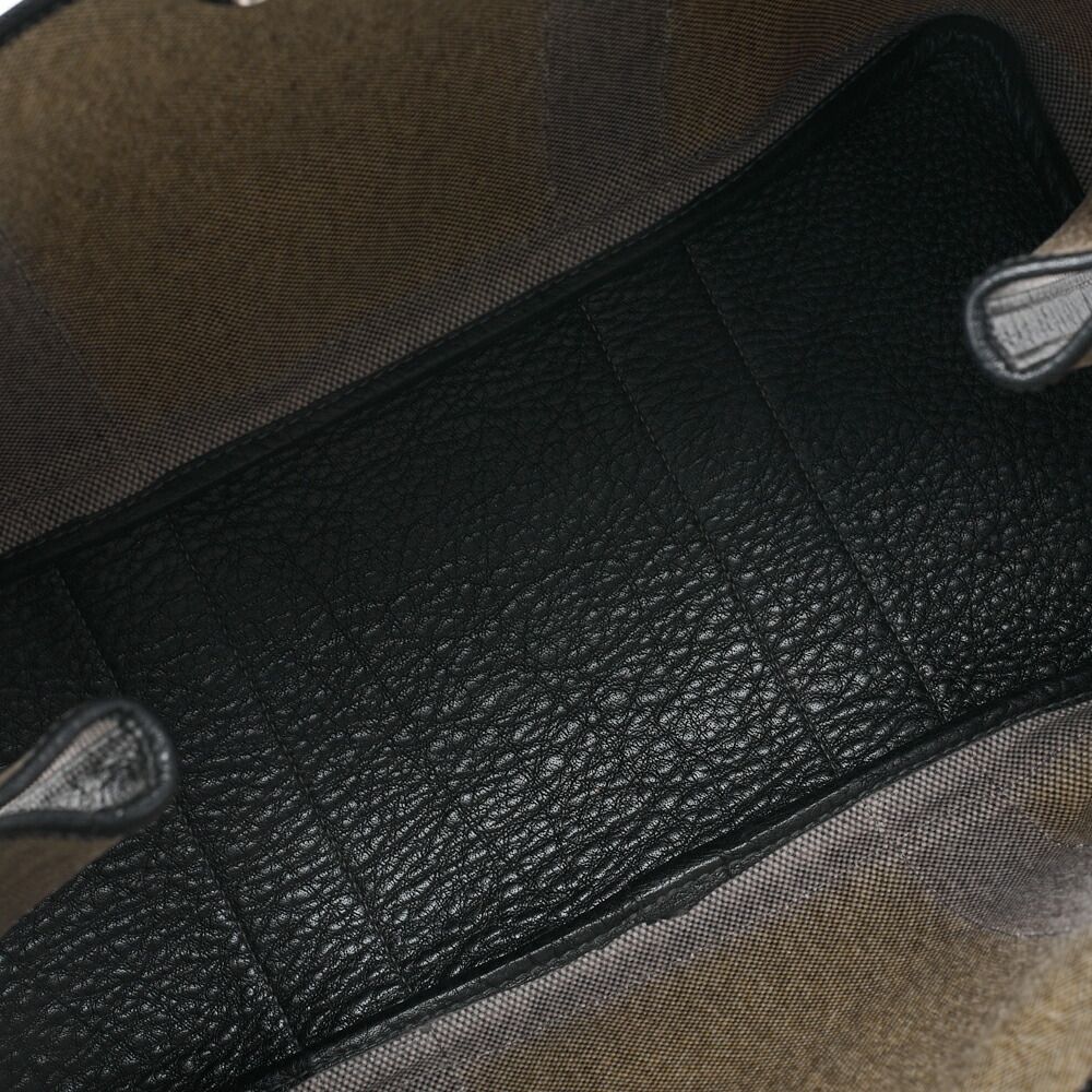 Hermes Garden Party PM Tote Bag Tote Negonda X Canvas Gray (silver Hardware)