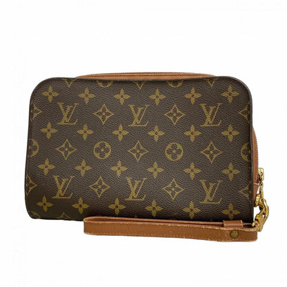 Louis Vuitton Clutch Bag Monogram Orsay M51790 Brown Men's