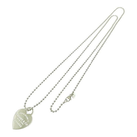 Tiffany & Co Silver Return to Heart Tag Necklace 22.1g 925 Engraved 364290