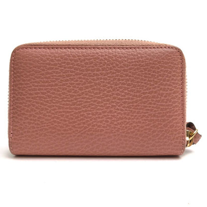 Gucci Wallet Ladies Women Leather Genuine Pink 368877 203887 Swing Coin Case
