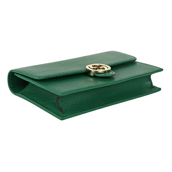 Gucci Shoulder Bag Dollar Calf Green