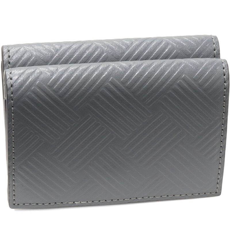 Bottega Veneta Tiny Compact Wallet With Coin Purse Calf Gray 667036 V0SQ 11242