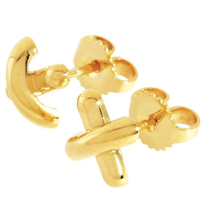 Tiffany & Co Tiffany & Co Cross Stitch Earrings 18K Yellow Gold 25g