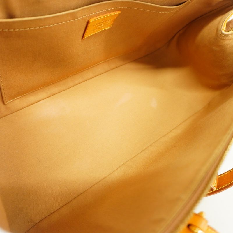 Louis Vuitton Shoulder Bag Vernis Rosewood Avenue M93509 Noisette Women's