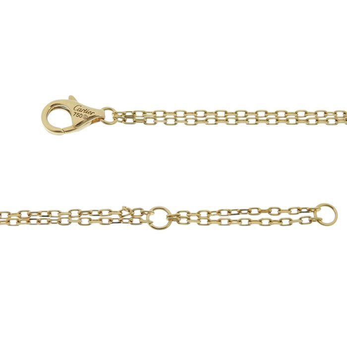 Cartier Love Circle 2P Diamond Bracelet 18K Yellow Gold 750 Yellow Gold With