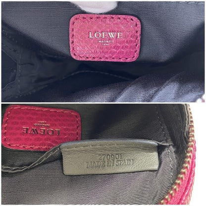 Loewe Pouch Pink Leather