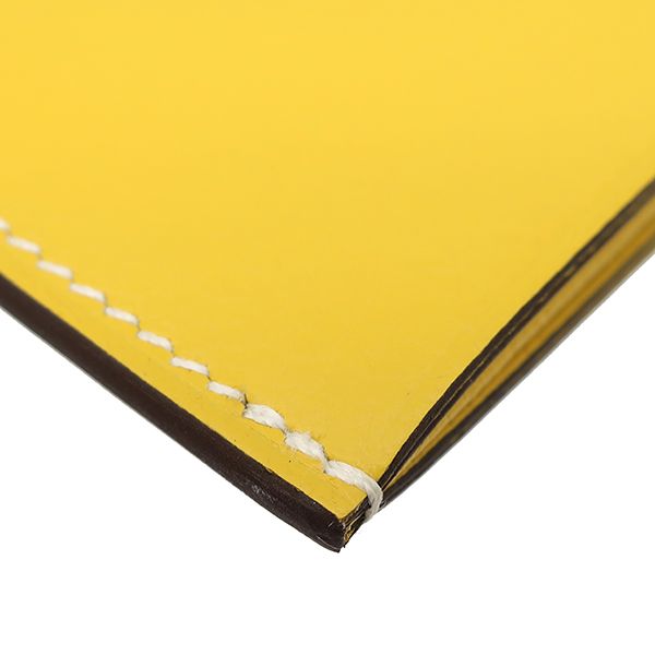 Hermes Card Case H Serie Evercolor Jeanne Naples Yellow Stamped B (made in