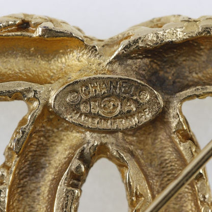 Chanel Coco Mark Lava/fringe Gold Plated 93A Ladies 28g Brooch