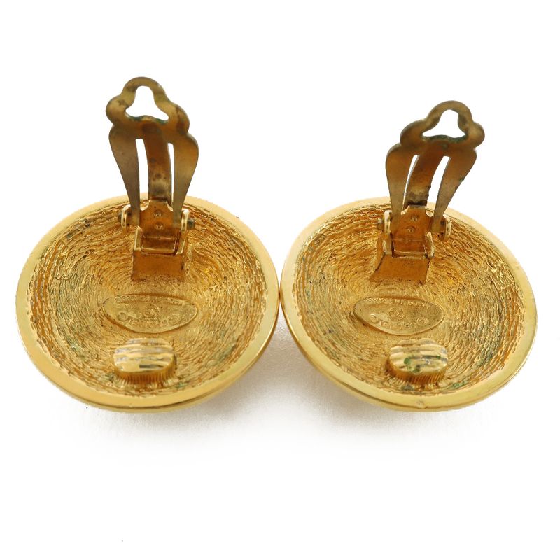 Chanel Matelasse Gold Plated Ladies 31.5g Earrings