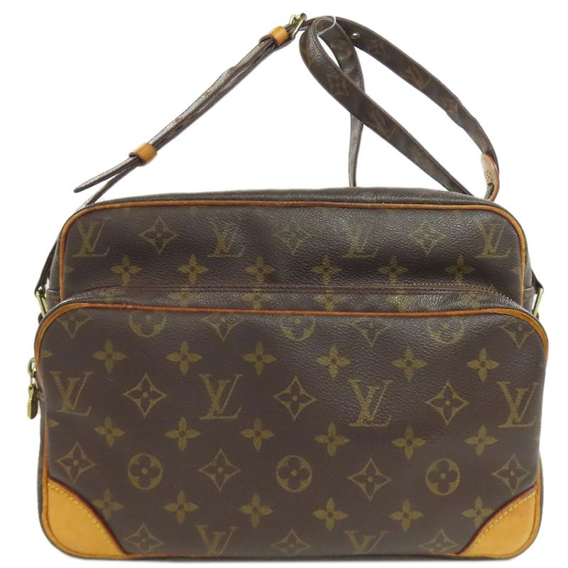 Louis Vuitton M45244 Nile Shoulder Bag Monogram Canvas Women