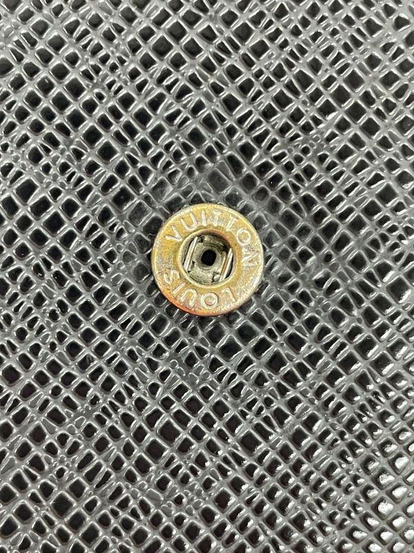 Louis Vuitton Taiga Agenda PM R20426 Notebook Cabas - Black - Made In Spain