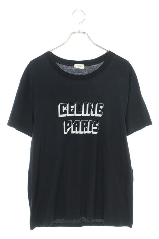 Celine 2x85h671q Logo Cotton Jersey T-shirt Men XL