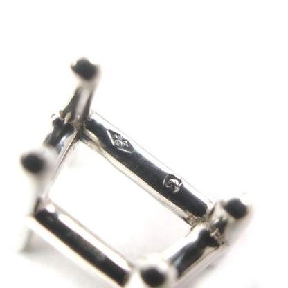 Hermes H2 H Logo Cufflinks Button Cufflinks Ag925 Silver Total Weight 8.8g