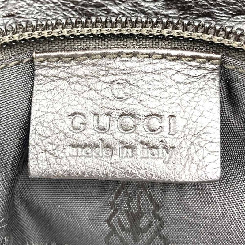 Gucci 201538 Shoulder Bag Guccissima Light Shape Small Leather Brown Crossbody