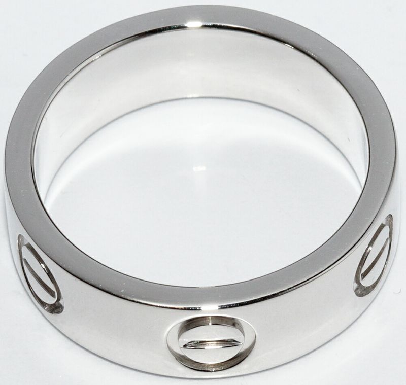 Cartier Ring Pt950 Love Ring Width 55mm (022in) B40849
