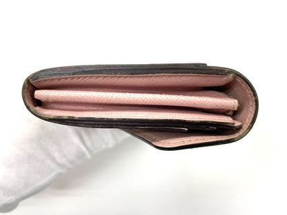 Louis Vuitton Monogram Portefeuille-sarah Long Wallet M62235 Brown × Rose
