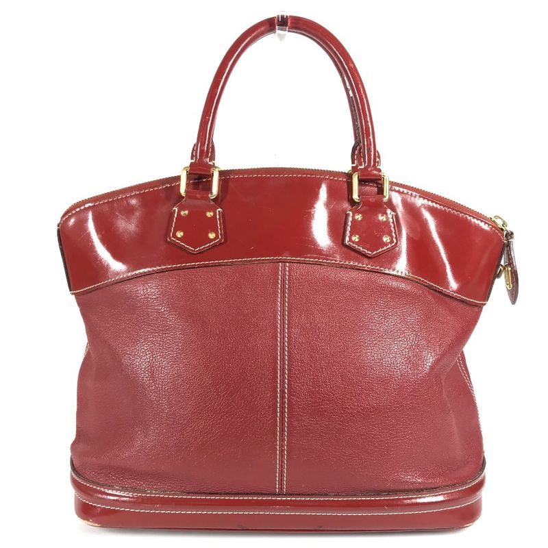 Louis Vuitton Handbag Suhari Lock-it MM M95862 Suhari Leather Tanami Red