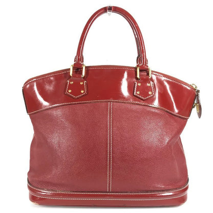 Louis Vuitton Handbag Suhari Lock-it MM M95862 Suhari Leather Tanami Red