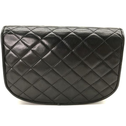 Chanel Quilted CC Logo Turnlock Limited Edition Chain Shoulder Bag Black