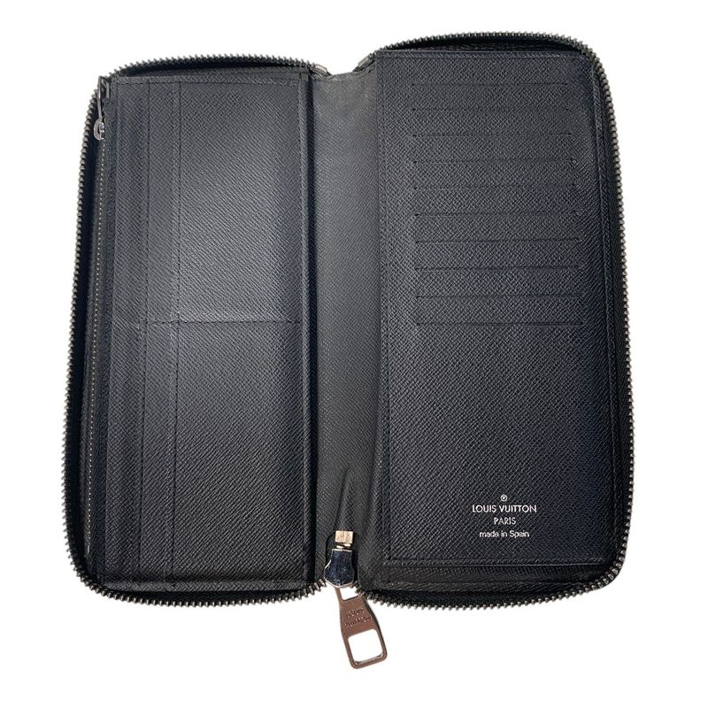 3327 Louis Vuitton Monogram Eclipse Zippy Wallet Vertical Long Wallet M62295