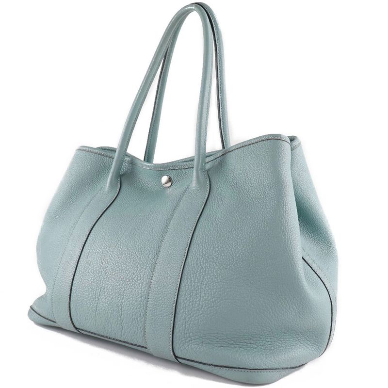 Hermes Garden Party PM Negonda Blue Run Light Blue □M Unisex Tote Bag