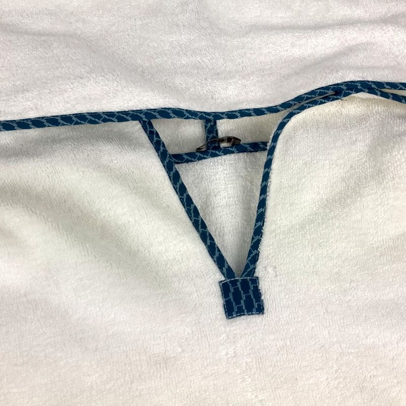 Hermes Tops Other Logo Bathrobe Hooded Cotton White