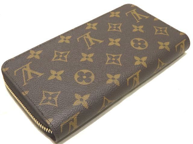 2 Louis Vuitton Zippy Wallet M42616 Brown Monogram Round Zipper Long Wallet