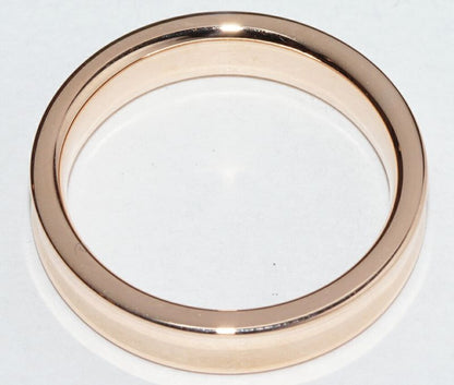 Tiffany & Co Ring 18K Pink Gold Diamond 2P 1837 Narrow Ring