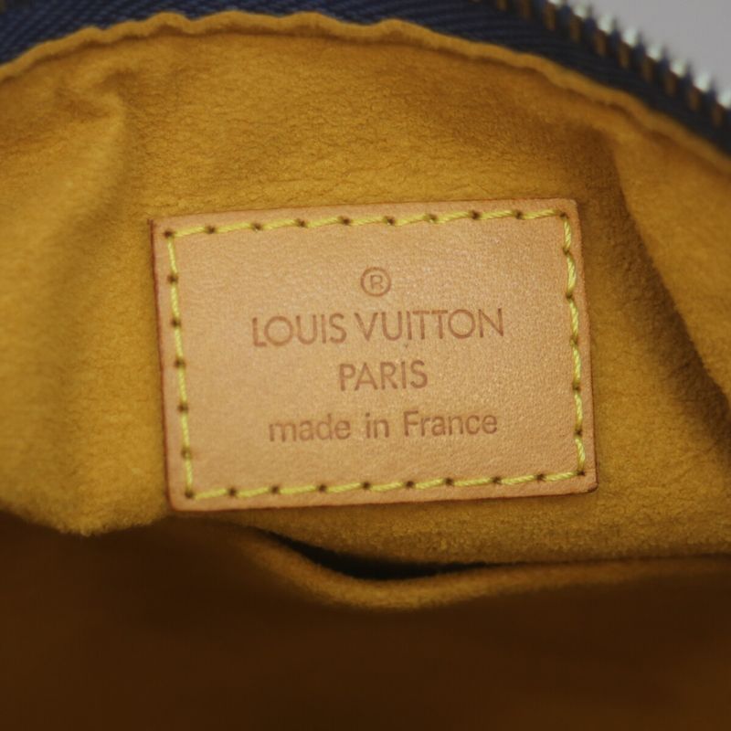 Louis Vuitton 05 M95048 Monogram Denim Baggy GM Handbag Shoulder Blue Denim