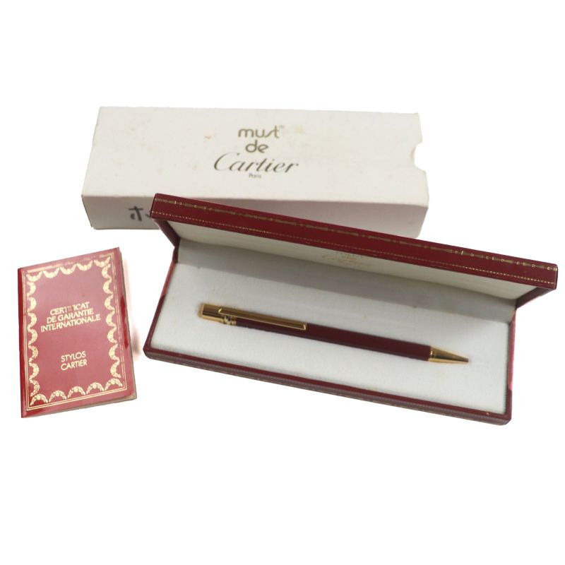 Cartier Trinity De Cartier Ballpoint Pen With Logo Engraving Twist Closure