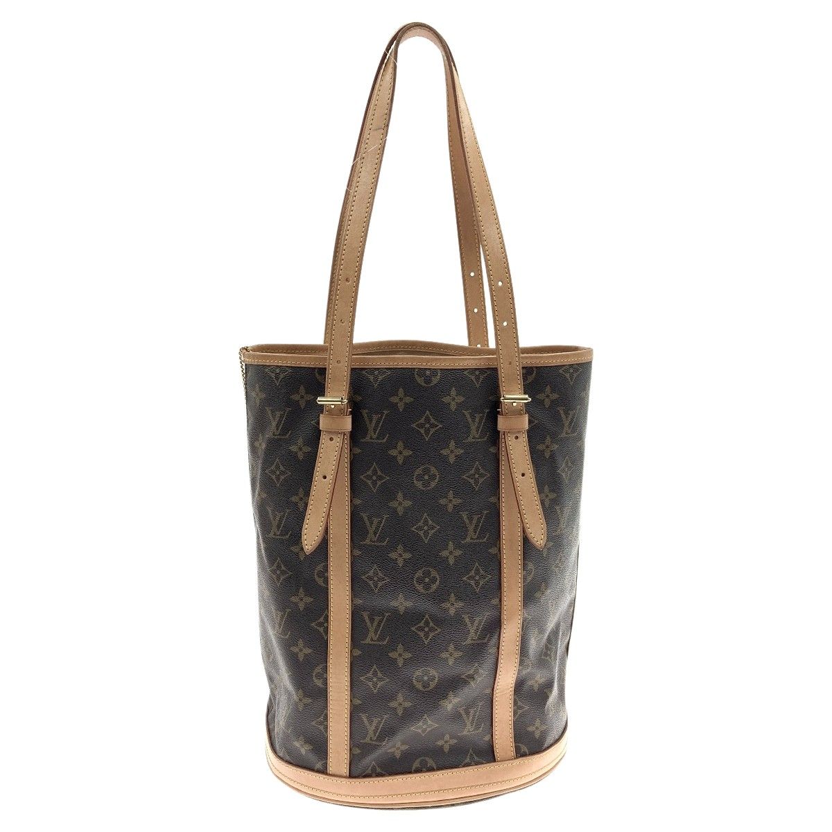 Louis Vuitton Monogram Bucket GM Shoulder Bag M42236 Brown