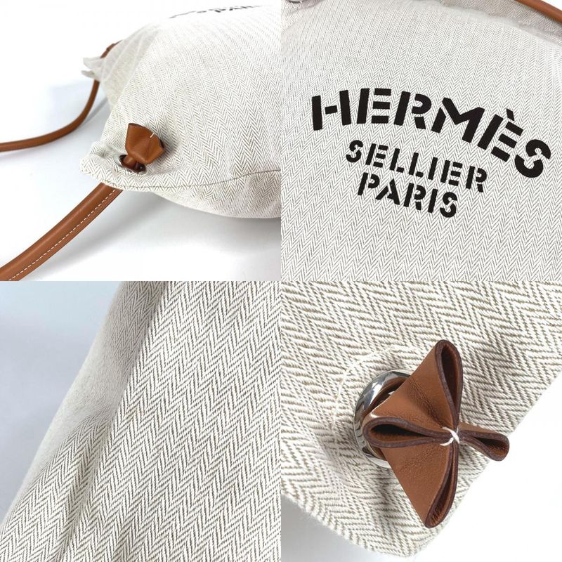 Hermes Backpack Sac Aline MM Sac Aline MM Toile Chevron Beige