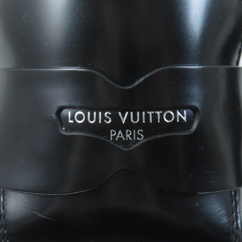 Louis Vuitton Connelly Line 2022 Logoed Square Toe Leather Coin Loafer