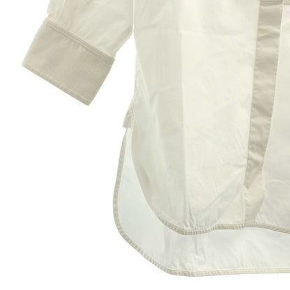 Celine - Phoebe Period Band Collar Tuxedo Shirt - 34 - White - Women's