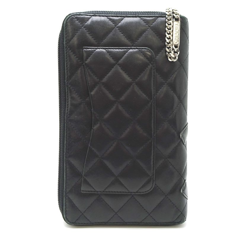 Chanel Long Black Wallet