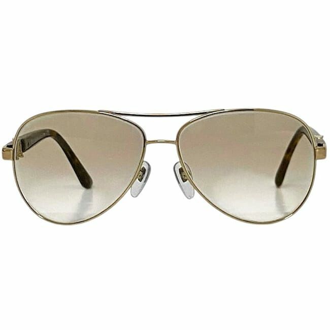 Bulgari Sunglasses In Brown Tortoiseshell With White Shell 6080b Excellent