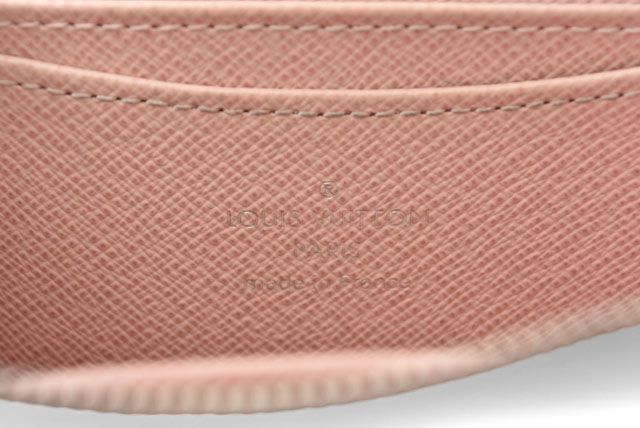 Louis Vuitton Wallet Fold Coin Case Zippy Coin Purse M63723 LV Stories Rose