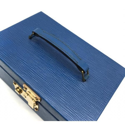 Louis Vuitton Epi Boite Atu Mini Trunk Blue Handbag