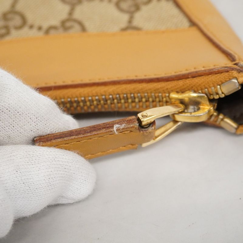 Gucci Shoulder Bag GG Canvas 001 4128 Canvas Beige Gold Hardware Women