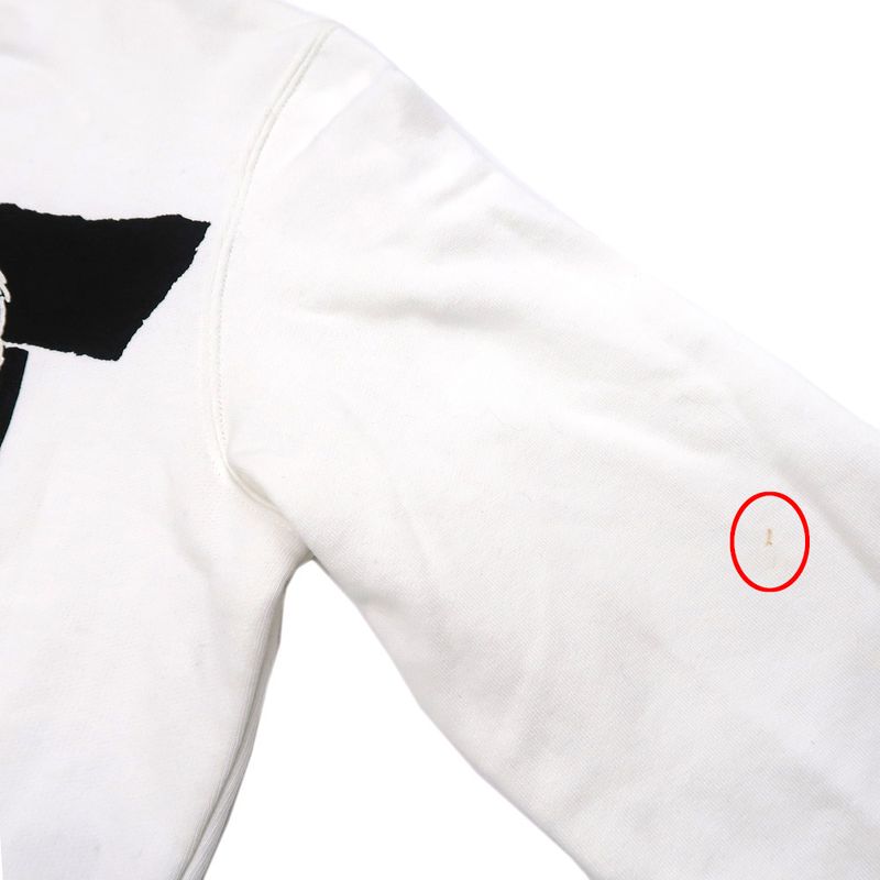 Chanel Sweatshirt Sequin M Size P63298k48933 White Sweatshirt Cotton