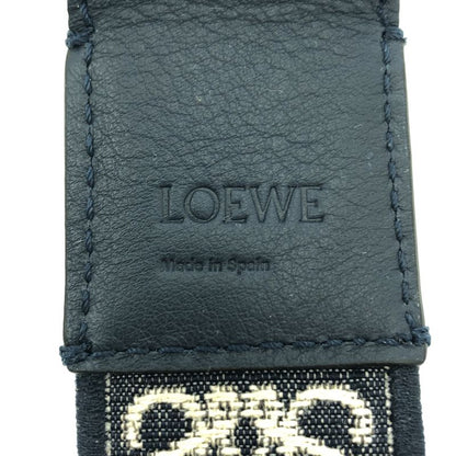 Loewe - Anagram Jacquard Belt - Unisex - Beige Navy - Men's