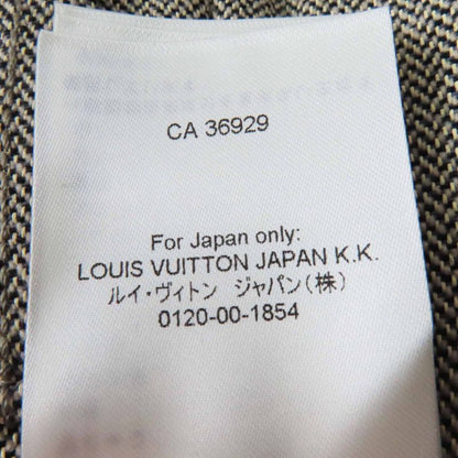 Louis Vuitton 23AW Cashmere Blend 7 1/2 Length Pants With Side Zip Beige 32