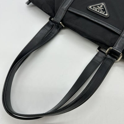 Prada Handbag Tote Bag Black Nylon Women Men Fashion  Gift
