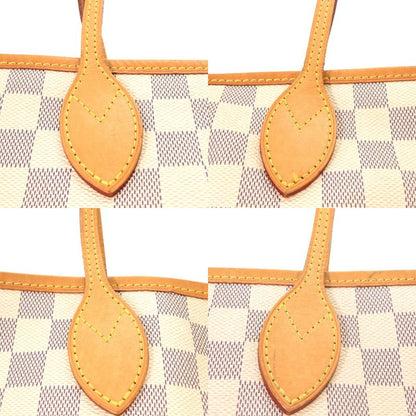 Louis Vuitton Neverfull GM Damier Azure N41360 Tote Bag With Pouch LV 0289