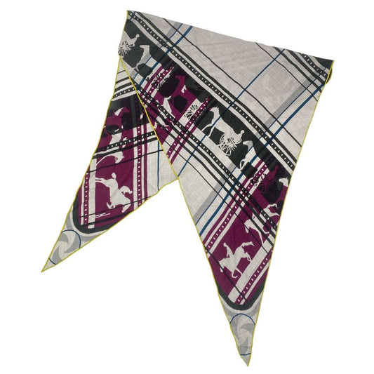 Hermes Scarf Cashmere Hose Rosange Multicolor