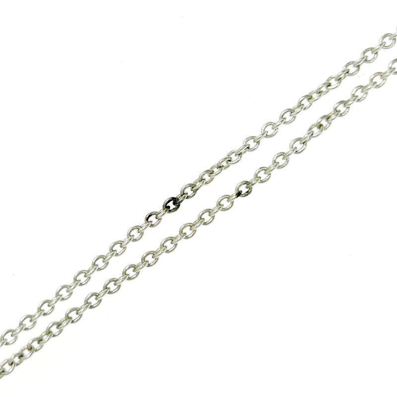 Tiffany & Co Silver Atlas Cube Necklace 6.9g 925 Engraved 445333 Necklace