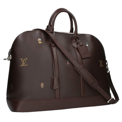 Louis Vuitton M24555 Alma Travel GM Cowhide Leather Marron Boston Bag Women GM